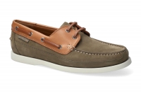 chaussure mephisto lacets boating taupe